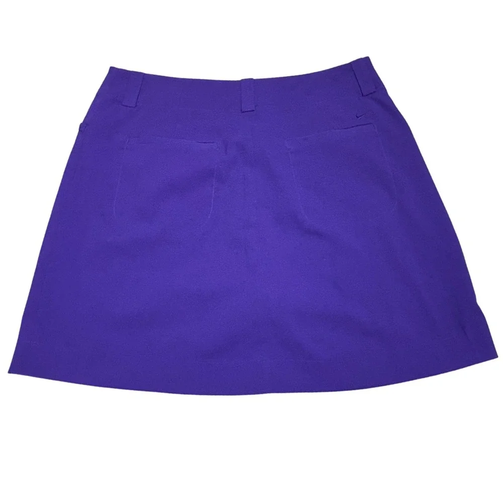 Nike Womens Golf Skort Size 8 Purple Dri-FIT Athletic Skirt NWT